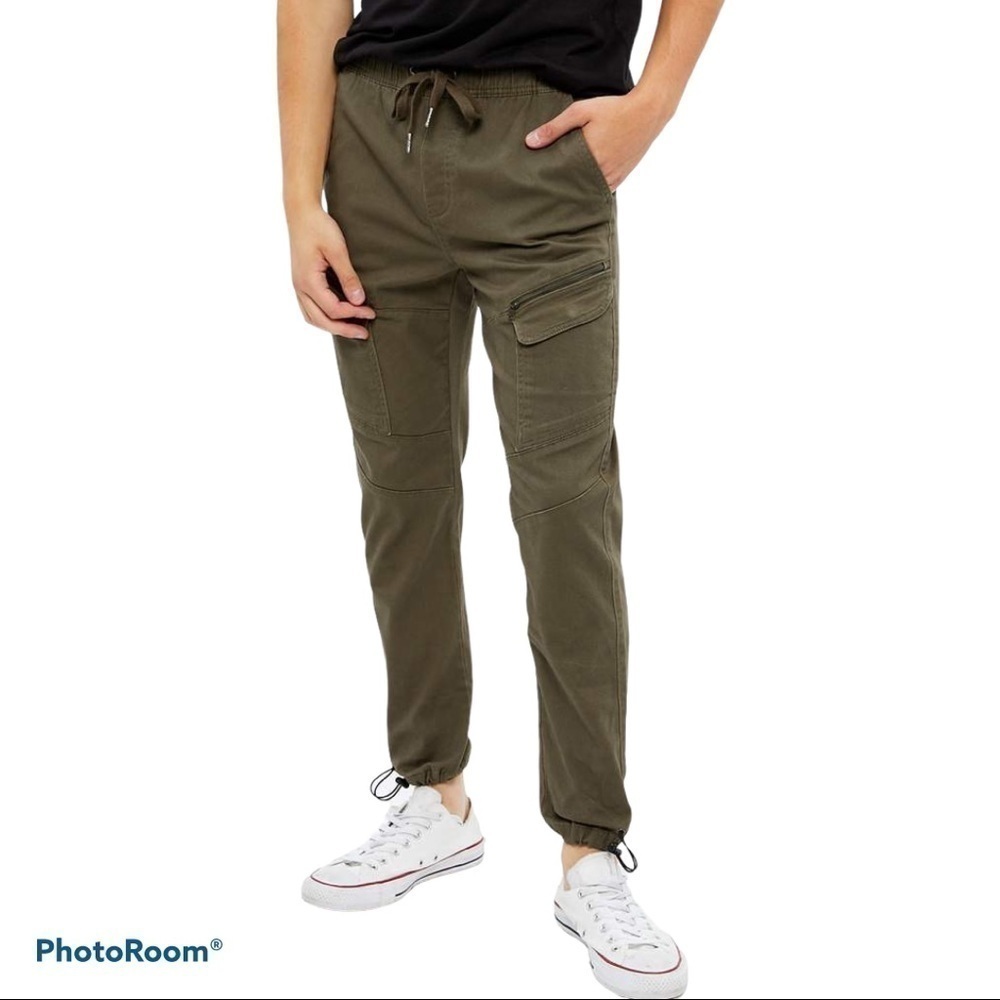 BLUENOTES slim jogger hunter green